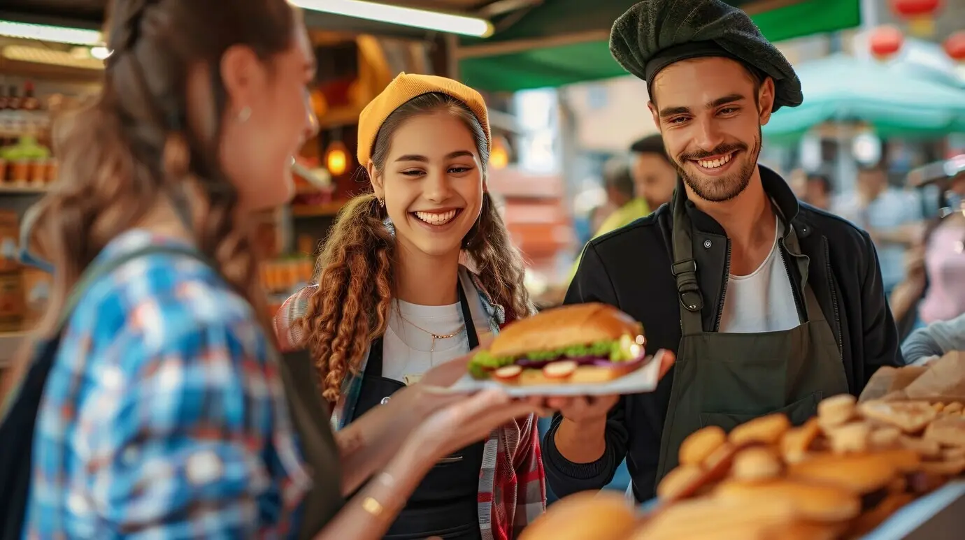 Delicioso festival de comida callejera